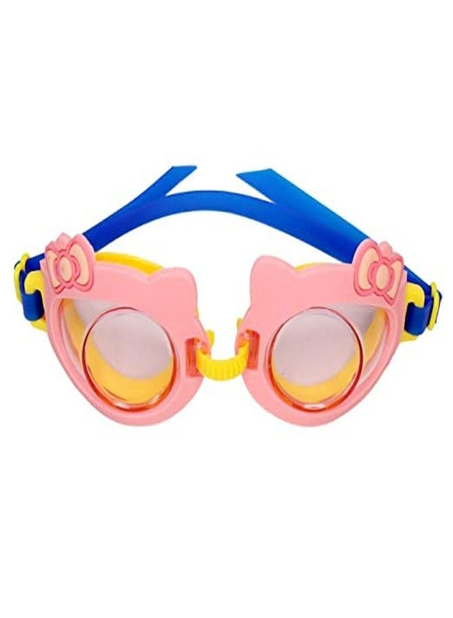 KAVIN Adjustable Size Cute Design Swimming Goggles Pool Party Swimming Eye Wear For Kids Boys And Girls Random Colours Pack Of 1 (M10) - Image 3